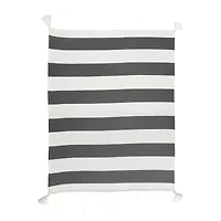 LR Home Monica Stripe Reversible Throw