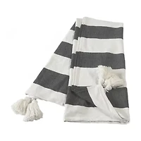 LR Home Monica Stripe Reversible Throw