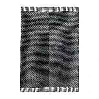 LR Home Rony Geometric Washable Throw