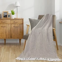 LR Home Ravy Diamond Washable Reversible Throw