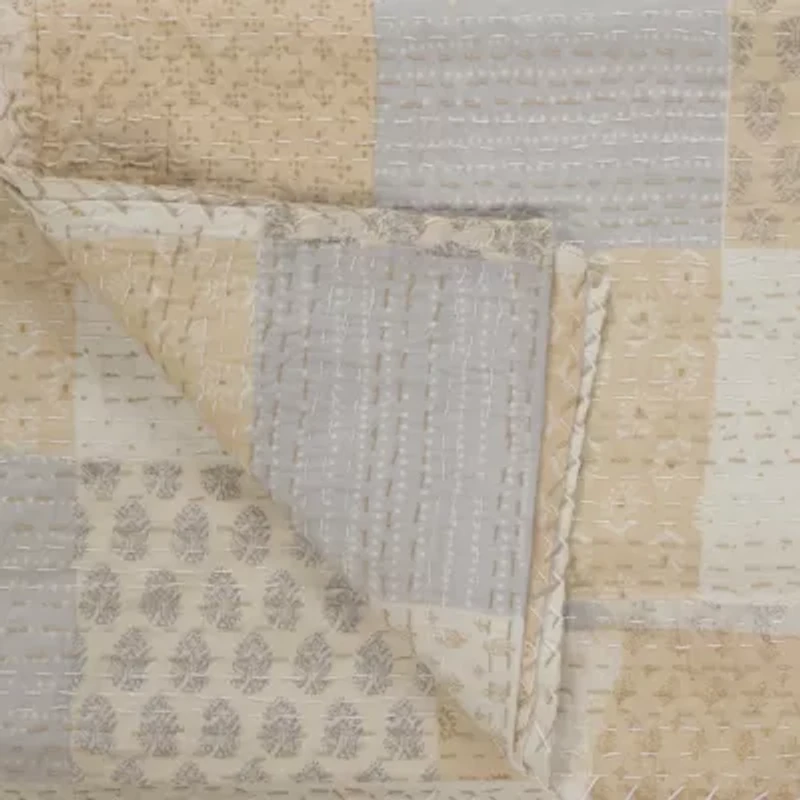 LR Home Kris Patchwork Midweight Throw