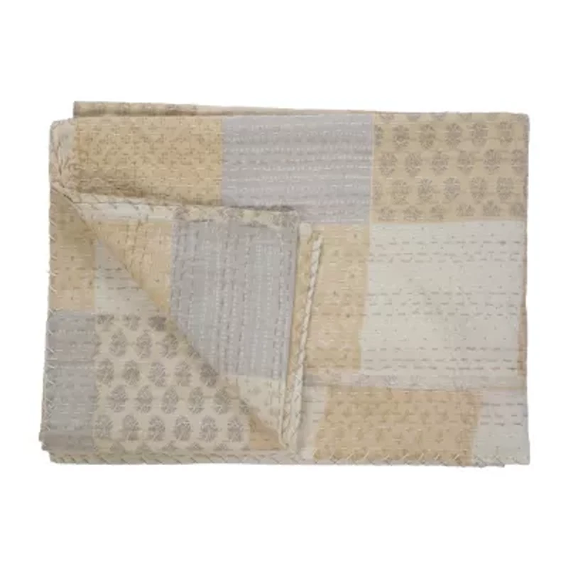 LR Home Kris Patchwork Midweight Throw