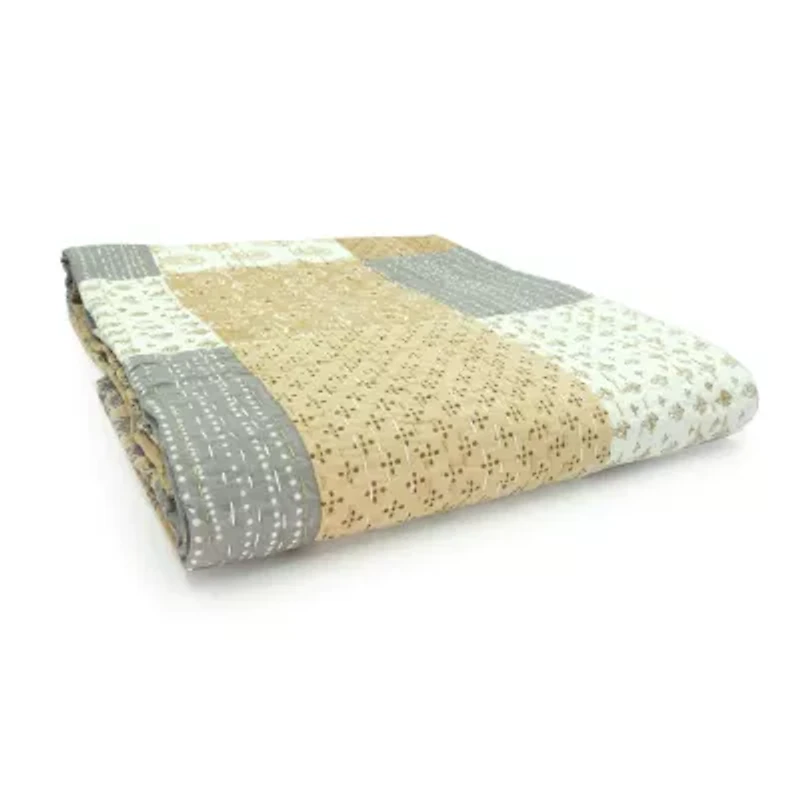 LR Home Kris Patchwork Midweight Throw