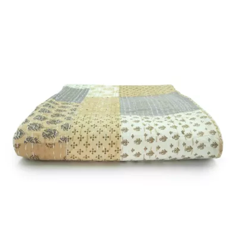 LR Home Kris Patchwork Midweight Throw