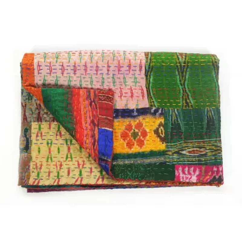 LR Home Arro Patchwork Midweight Throw