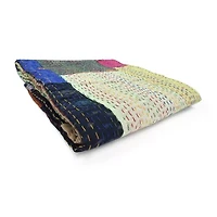 LR Home Arro Patchwork Midweight Throw