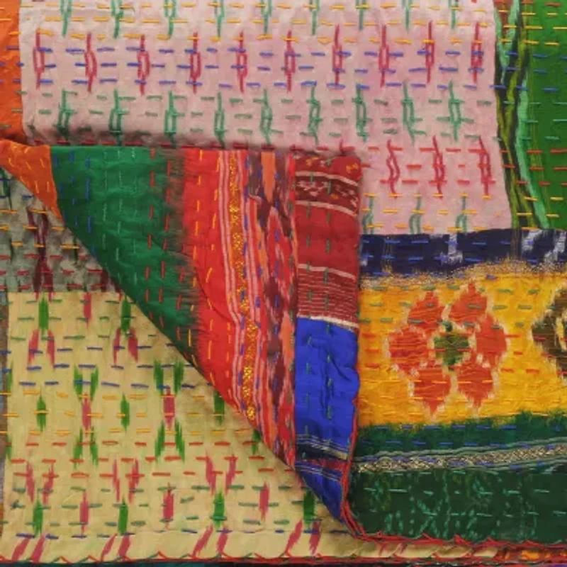 LR Home Arro Patchwork Midweight Throw