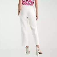 Black Label by Evan-Picone Womens Petite Classic Fit Straight Suit Pant