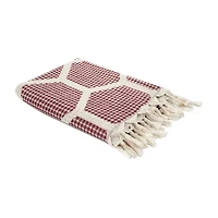 LR Home Ashe Geometric Washable Throw