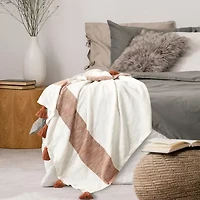 LR Home Bolly Stripe Washable Throw