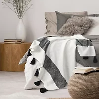 LR Home Bolly Stripe Washable Throw