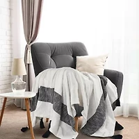 LR Home Bolly Stripe Washable Throw