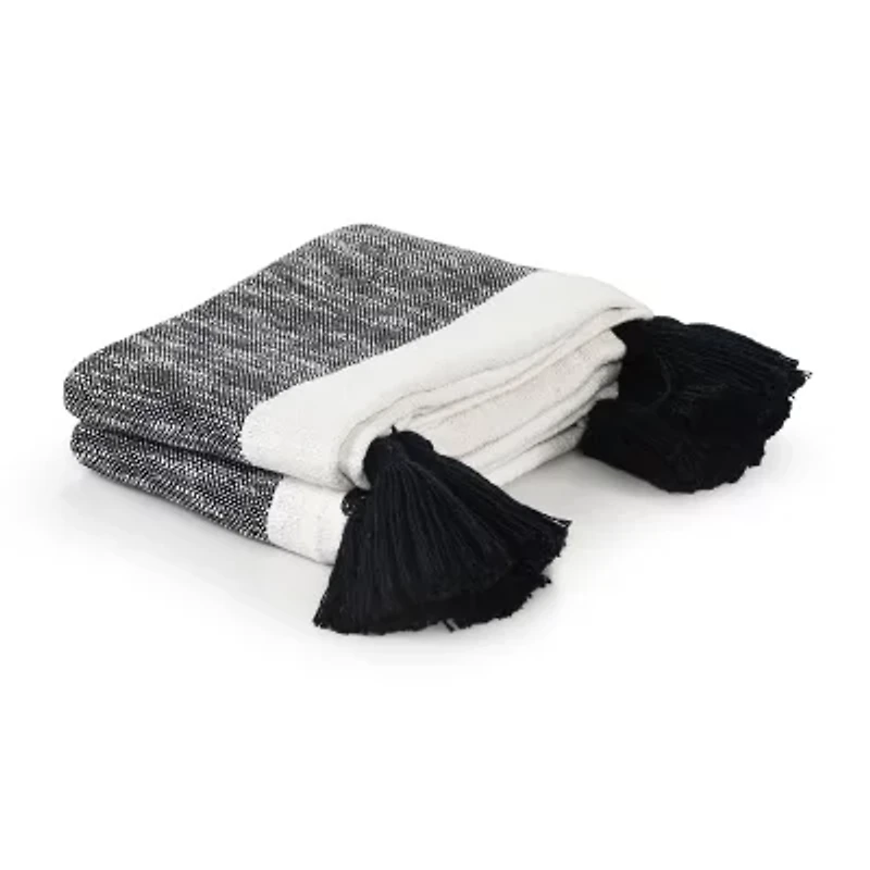 LR Home Bolly Stripe Washable Throw