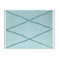 LR Home Iris Diamond Washable Throw