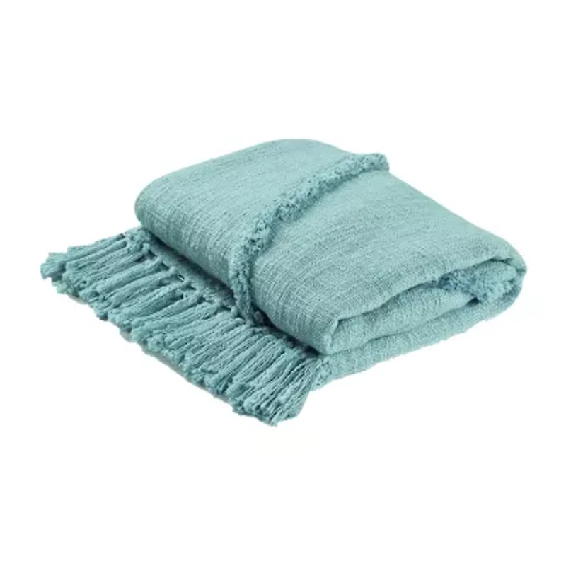 LR Home Iris Diamond Washable Throw