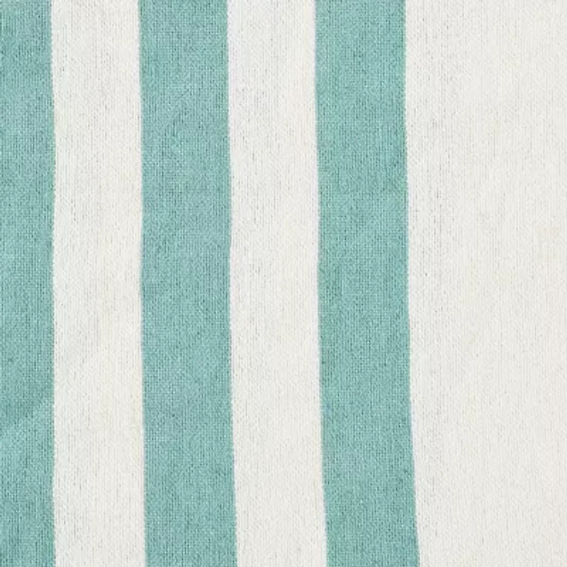 LR Home Hanny Striped Washable Reversible Throw