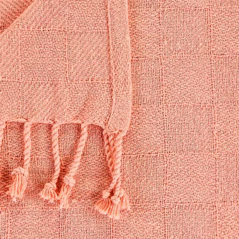 LR Home Grayson Solid Reversible Throw