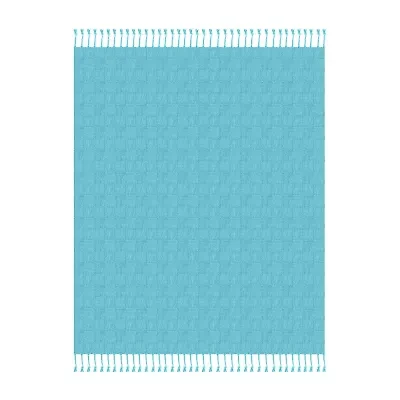 LR Home Grayson Solid Reversible Throw