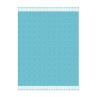 LR Home Grayson Solid Reversible Throw