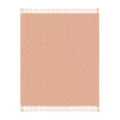 LR Home Wyatt Solid Reversible Throw