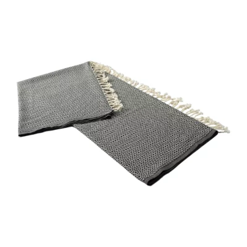 LR Home Charle Diamond Washable Reversible Throw