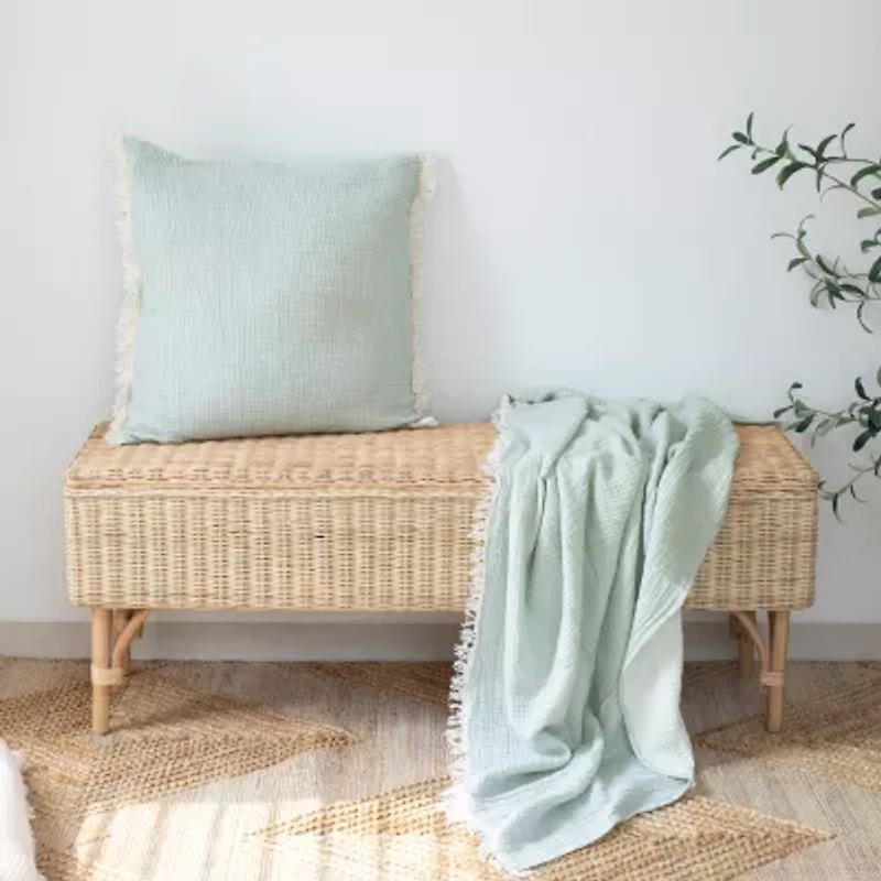 LR Home Sunty Solid Washable Throw