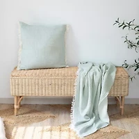 LR Home Sunty Solid Washable Throw