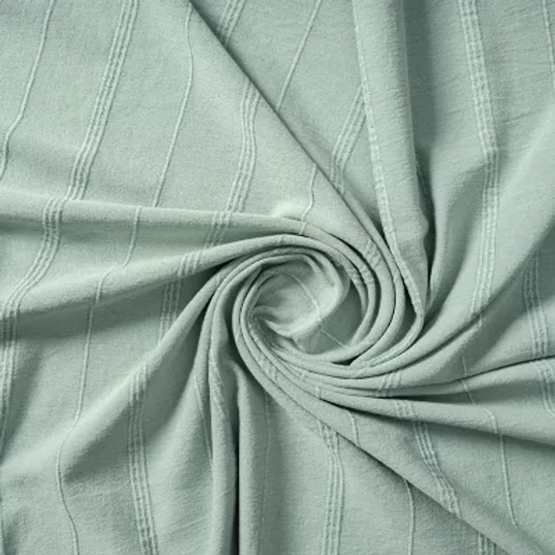 LR Home Silvia Stripe Washable Reversible Throw