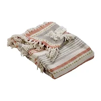 LR Home Sarra Stripe Washable Throw