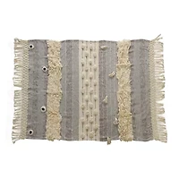 LR Home Miles Stripe Washable Throw