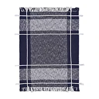 LR Home Nathan Checked Washable Throw