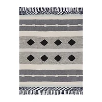 LR Home Isaiah Diamond Washable Throw