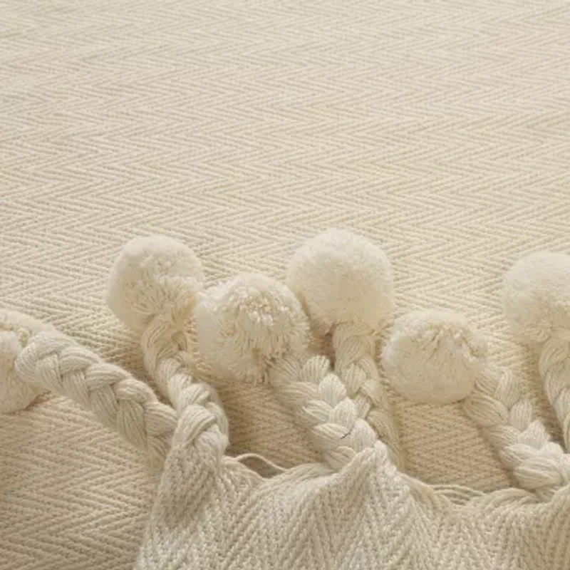 LR Home Andrew Chevron Washable Reversible Throw