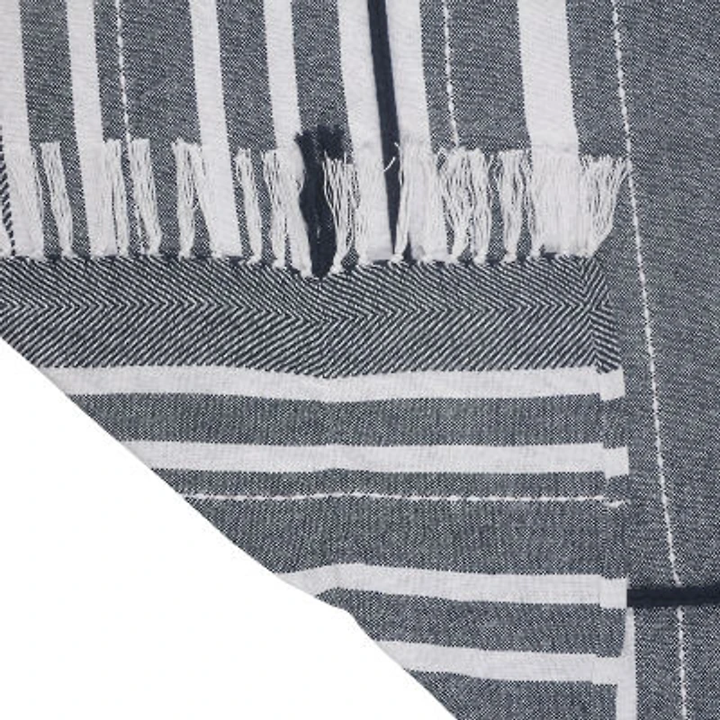 LR Home Adrian Stripe Washable Throw