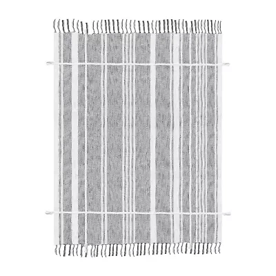 LR Home Cameron Stripe Washable Throw