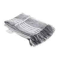 LR Home Cameron Stripe Washable Throw