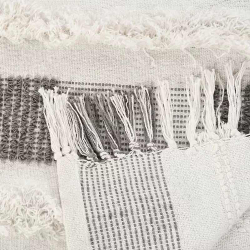 LR Home Wesley Checked Washable Throw