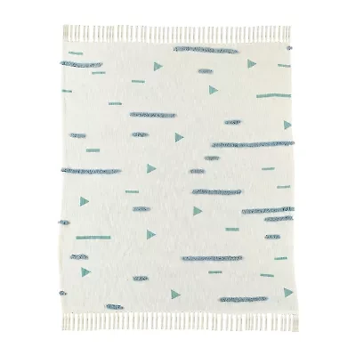 LR Home Ian Geometric Washable Throw