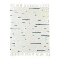 LR Home Ian Geometric Washable Throw