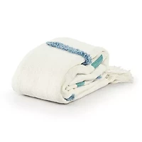 LR Home Ian Geometric Washable Throw