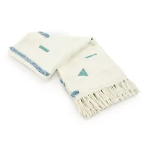 LR Home Ian Geometric Washable Throw