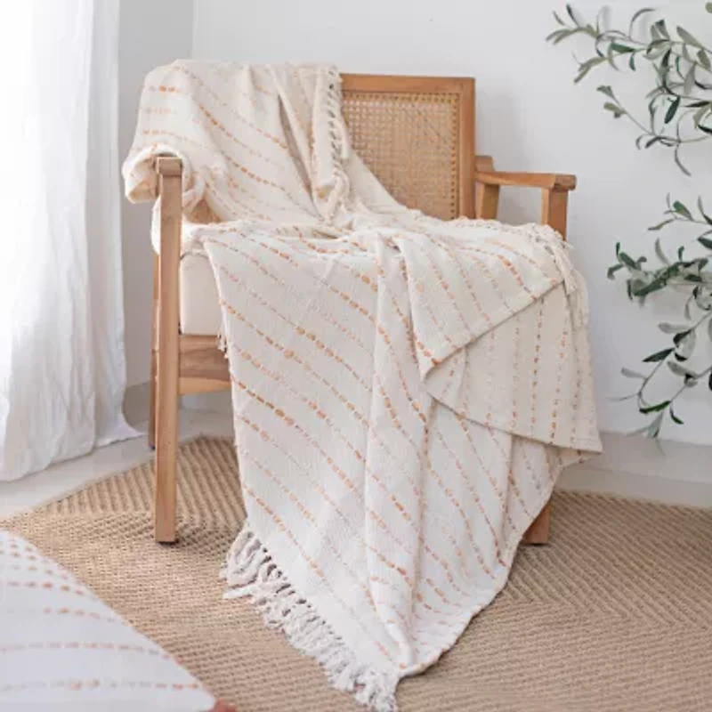 LR Home Tony Stripe Reversible Throw