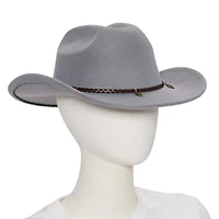 Alexis Bendel Faux Suede Womens Cowboy Hat