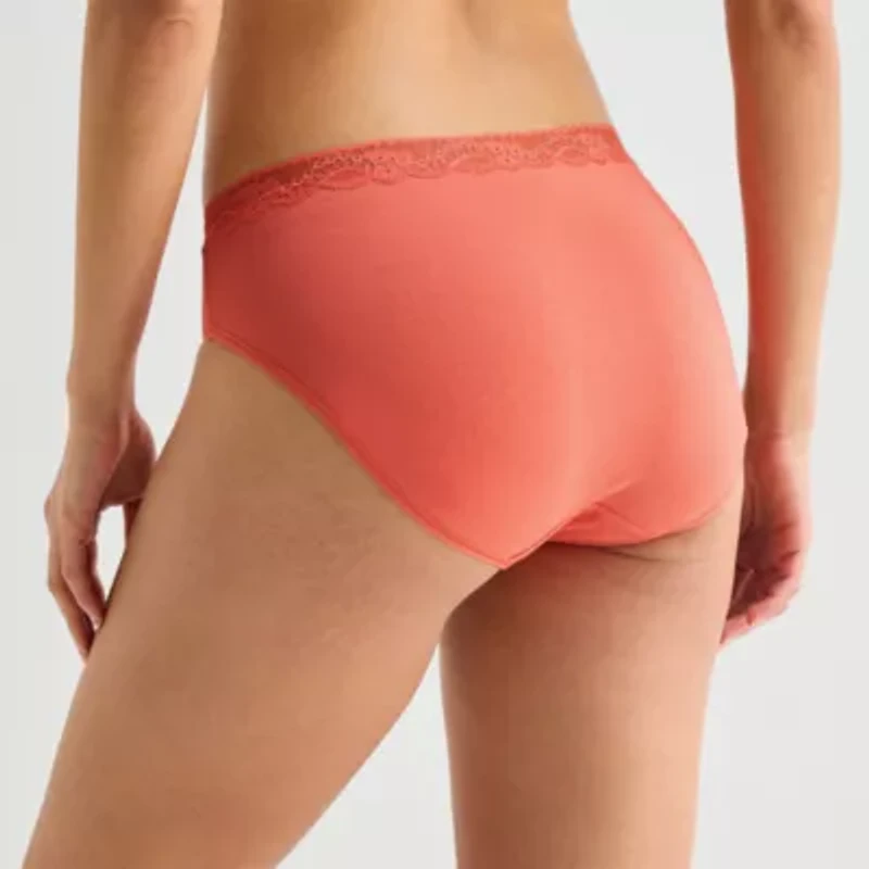 Ambrielle Cotton High Cut Panty
