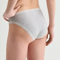 Arizona Body Cotton with Lace High Leg Bikini