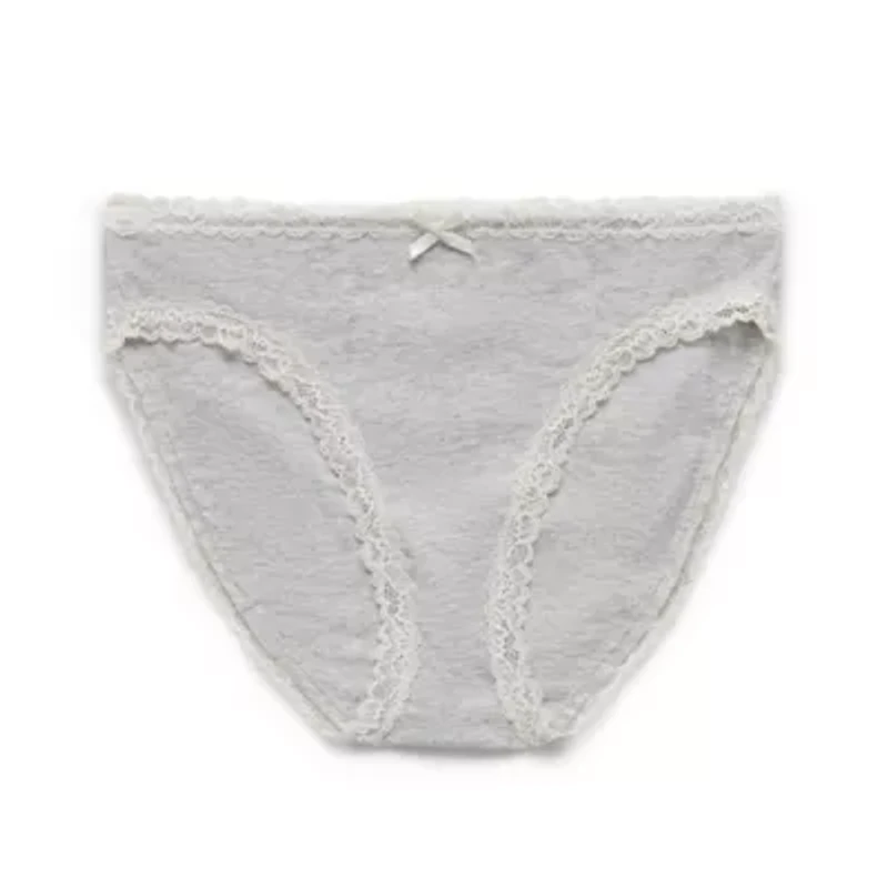 Arizona Body Cotton with Lace High Leg Bikini