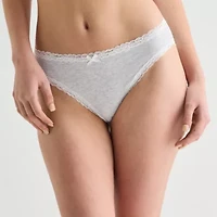Arizona Body Cotton with Lace High Leg Bikini