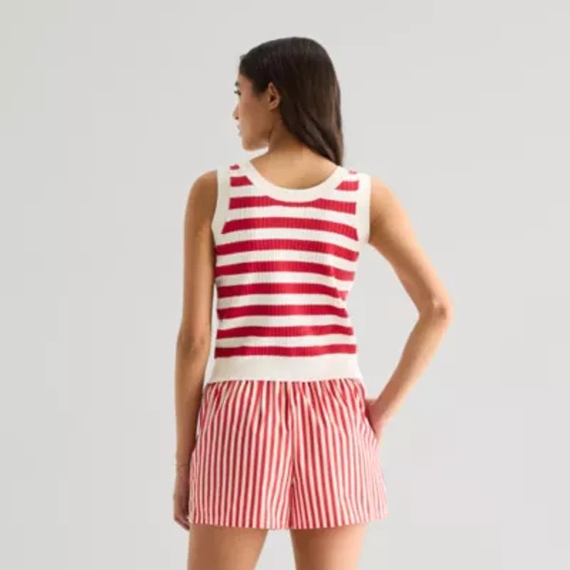 Grayson Threads, The Label Womens Juniors Sleeveless Mickey Mouse Tank Top