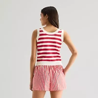 Grayson Threads, The Label Womens Juniors Sleeveless Mickey Mouse Tank Top