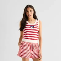 Grayson Threads, The Label Womens Juniors Sleeveless Mickey Mouse Tank Top